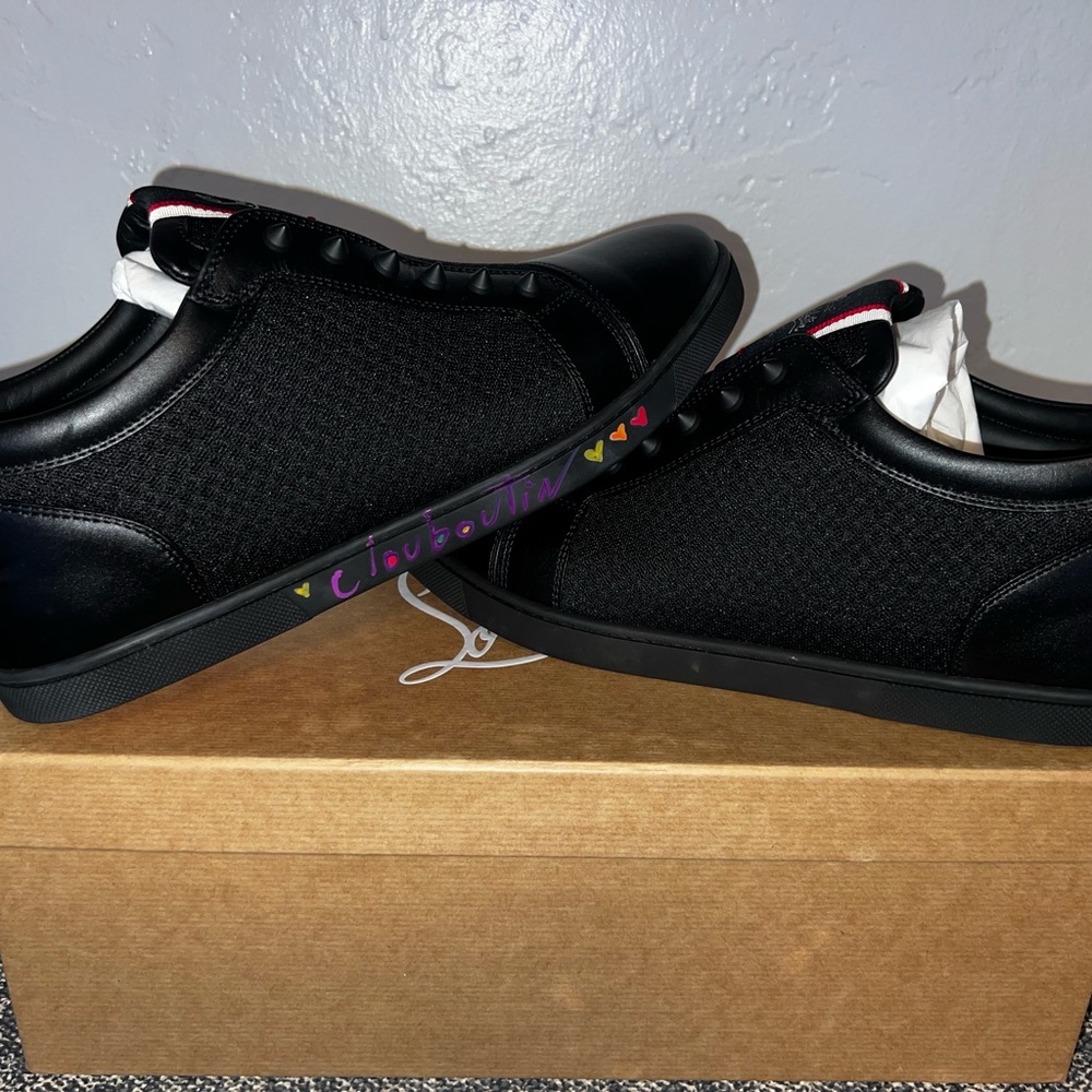 Christian Louboutin Black Sneakers Sleek Design